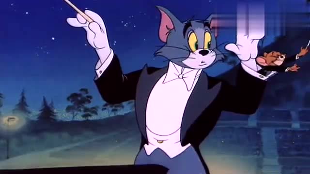 杰瑞当起了音乐的指挥家,这是什么操作,他怎么什么都会啊