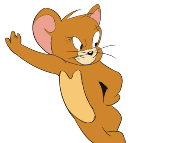 猫和老鼠杰瑞卡通简笔画儿童小学生