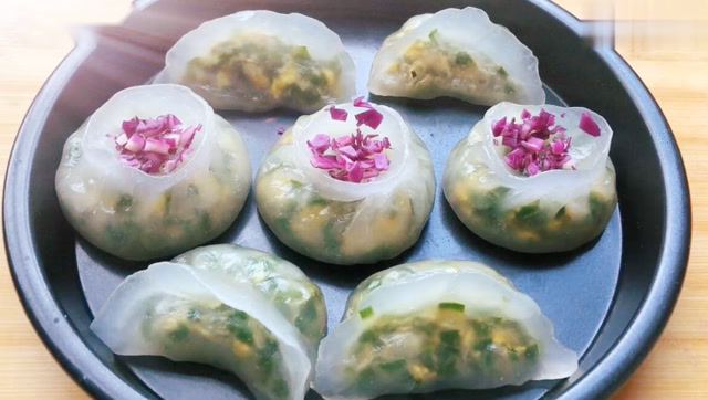 包子新做法,不用面粉,不发面,不饧面,教你做透明的水晶包子