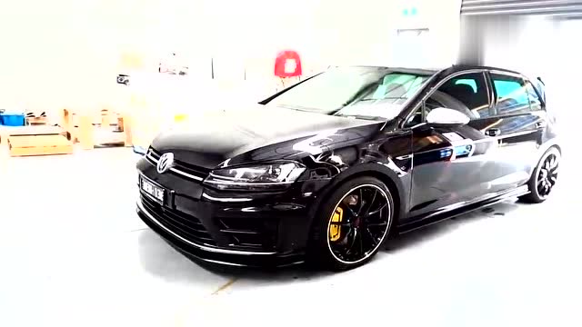 好帅好亮好黑 实拍apr大众高尔夫r 帅是有理由的