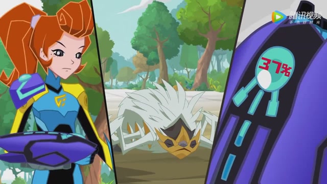 《兽王争锋2》婷的傲翔哮天兽以一记深水炸弹打败了杉珊!