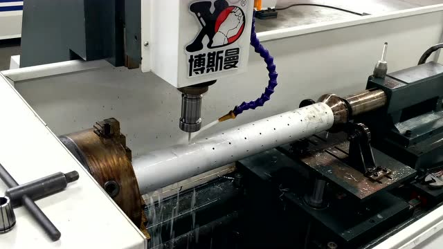 铝合金圆管快速钻孔