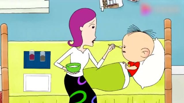 大耳朵图图:图图吃的太多生病了,图图妈好心疼