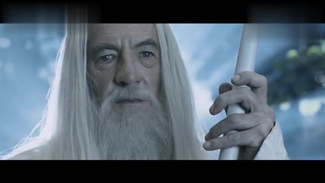 《指环王2》白袍甘道夫再次出现,太帅气了!