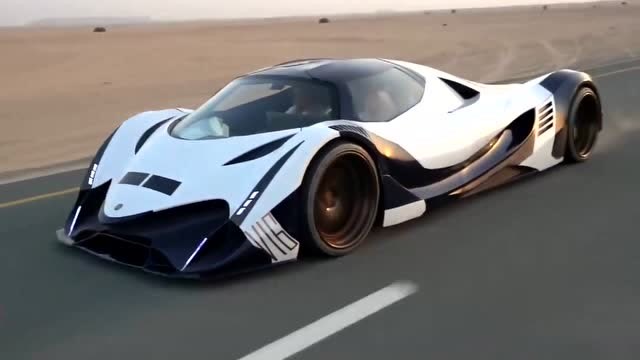 5000匹马力16缸4涡轮增压, devel超级跑车 , 提速真猛