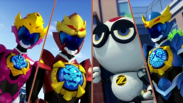 神兽金刚4:神兽战队要夺回天神基地,黑白怪却还想着咒冥舰回家!