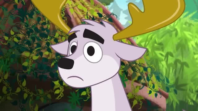 鹿精灵:迪尔因为没有父母训练自己,感觉学不会