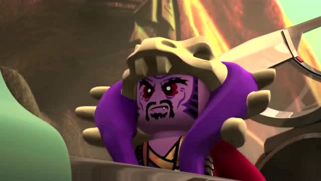 乐高幻影忍者:陈大师指挥蟒蛇一族进攻忍者王国,忍者们奋力抵抗!