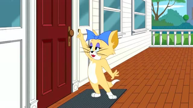 新猫和老鼠杰瑞和小侄子跳起了洽洽,全是汤姆给的灵感