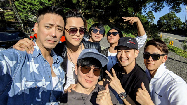 林志颖合照一次收录四大男神 这样养眼的画面太难得了!