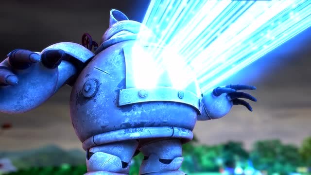 小头爸爸居然冲进了冲天吼肚子里,大笨鹰起飞