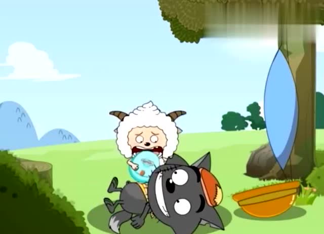 喜羊羊与灰太狼连懒羊羊都开始欺负灰太狼了,他离吃草不远了!