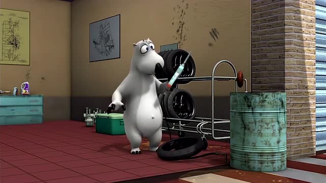 倒霉熊 第三部:贝肯修理摩托车,天气却突然变化