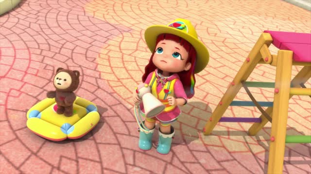 彩虹宝宝:风行中的曼妮,你太轻了