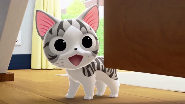 甜甜私房猫第4季:妈妈打扫卫生,小奇以为是做迷藏