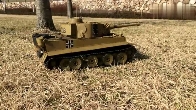 虎式坦克这颜色涂装我第一次见到