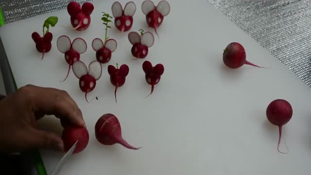 大师教你红萝卜变米老鼠,真的很新奇了