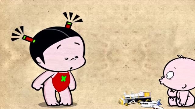 小破孩有内涵-愤怒的小鸟!