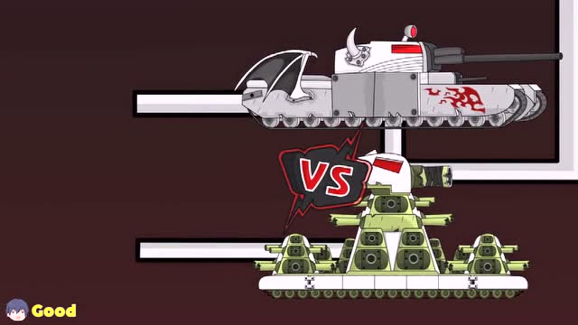 坦克世界动画:kv44对战蝙蝠侠巨鼠,结局会如何?