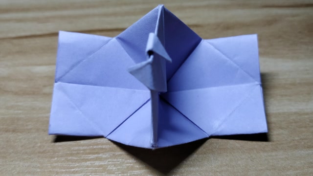 手工叠纸照相机