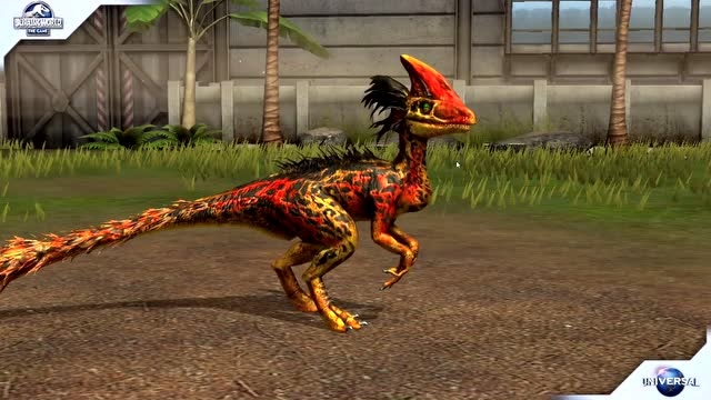 侏罗纪世界游戏第997期:暴龙的祖先五彩冠龙!恐龙公园