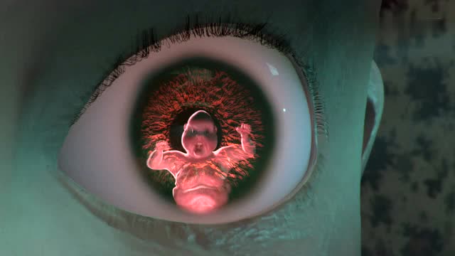 惊悚动画短片《食眼怪》——恐怖噬眼怪物的夜半噩梦!