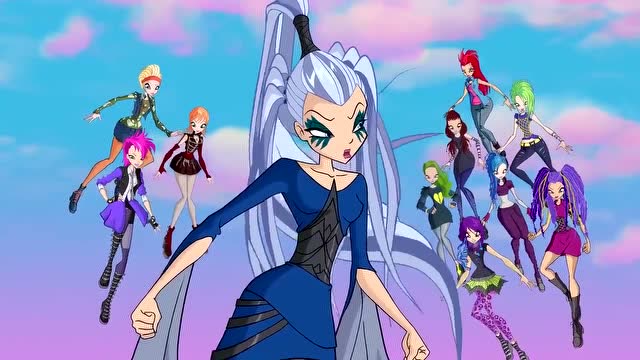 魔法俏佳人:三妖后带领黑云塔的女巫占领了林飞学院