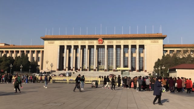 北京人民大会堂,带你进去参观一下,看看里面的万人大礼堂什么样