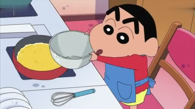 蜡笔小新 煎鸡蛋