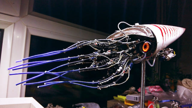 机械乌贼,蒸汽昆虫!吉林80后小伙创作机械生物13年,叹为观止