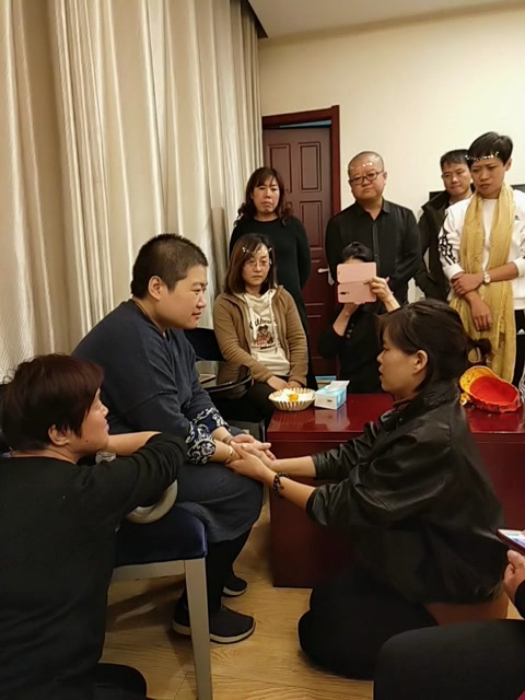 昕智慧泰山静心:外地拜访慧明老师