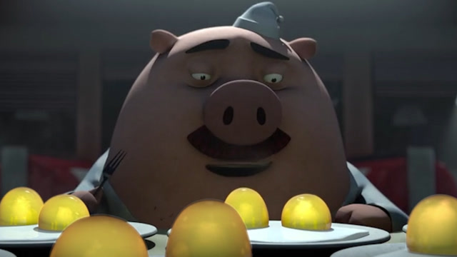 幽默动画短片,猪先生喜欢吃鸡蛋却爱上只鸡,要鸡还是要蛋?