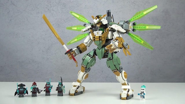 积木玩具幻影忍者系列70676,劳埃德的泰坦机甲