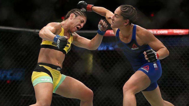 格斗迷专访ufc草量级冠军杰西卡:我有百分百信念赢得张伟丽!