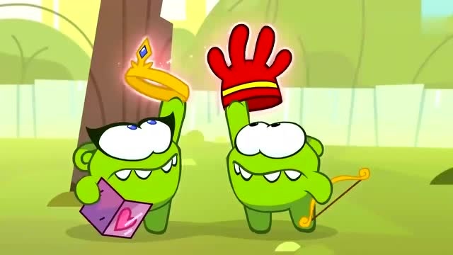 超人青蛙用羽毛球击落了爱神,要代替爱神撮合情侣?总是射错!