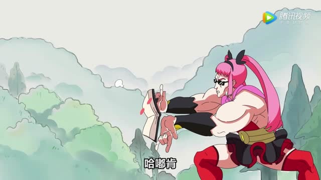 《王者荣耀动画》安琪拉变成肌肉女,没人敢直视!