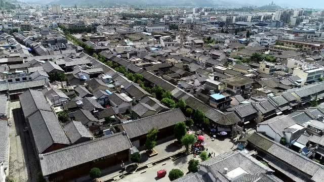 剑川古城航拍