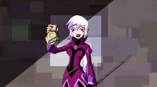 少年骇客:邪咒魔女的魔法好神奇,竟把小玟变成了各种样子