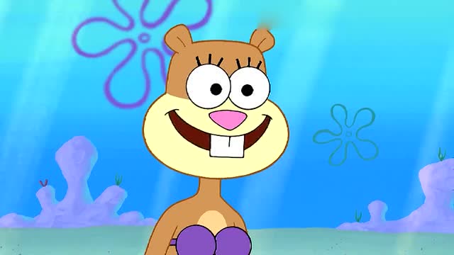 海绵宝宝-珊迪真是拼啊,为了打破纪录,居然给牙齿打针