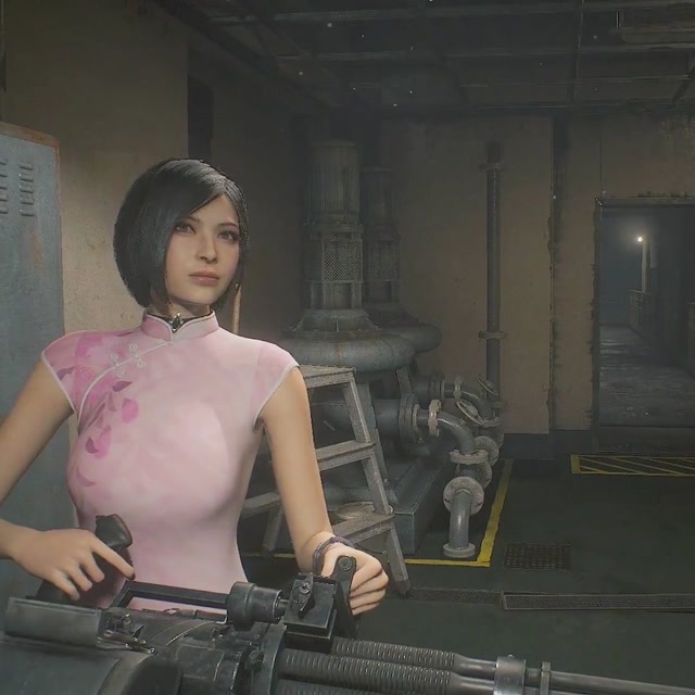 生化危机:旗袍美女拿加特林吓小萝莉