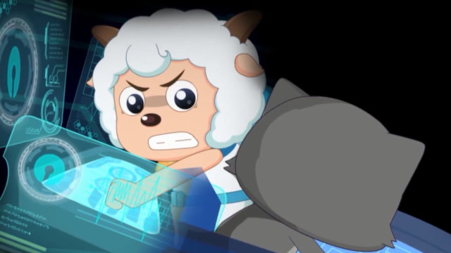 喜羊羊与灰太狼:喜洋洋开着雷霆号,结果撞到冰山,太危险了