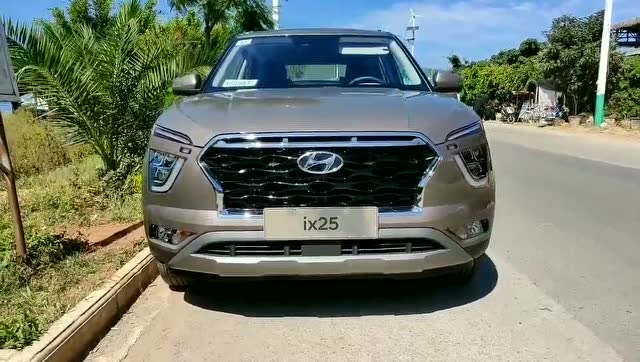 实拍现代全新一代ix25,外观犀利年轻气息扑面而来