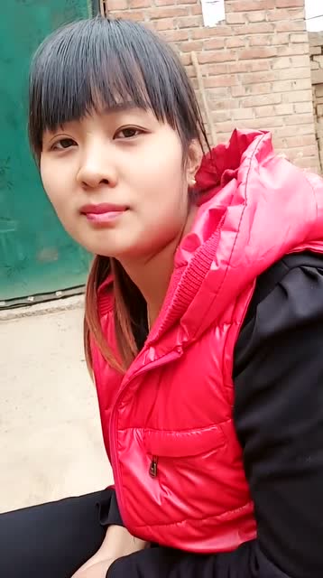 农村妹子,不会化妆