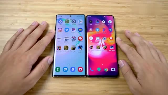 三星note10对比一加7pro运行速度,看看结果如何