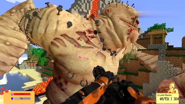 gmod游戏岩浆鲨鱼能把奥特曼吃了吗?