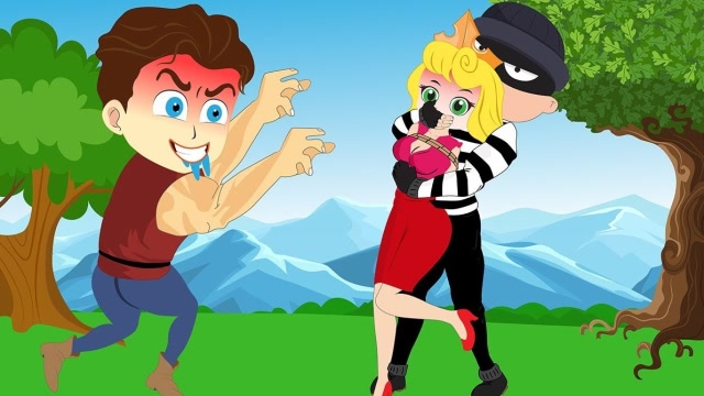 高富帅居然联手坏人夺走公主,男孩来救却因人太多打不过,关键时刻公主