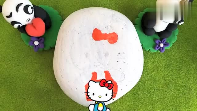 diy石头画教程,画个kt猫吧,很简单哦