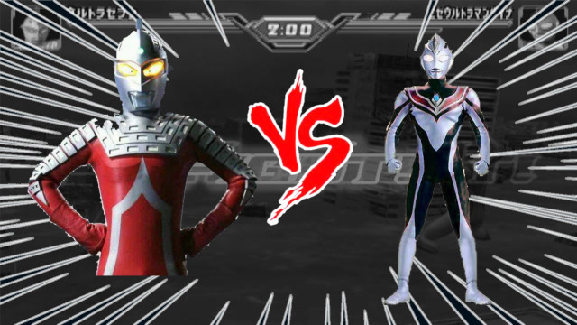 奥特曼格斗进化:赛文vs黑暗戴拿,这头槌不好中啊