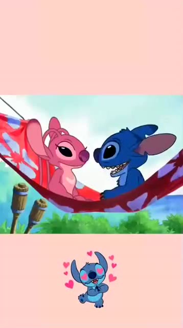 史迪仔和安琪也太甜了