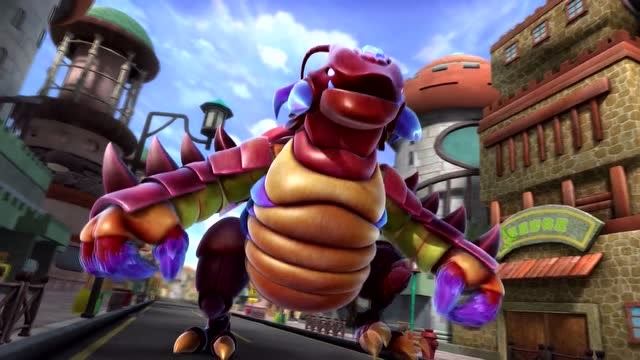 猪猪侠之变身战队:蟑螂王肆意破坏童话王国,实在可恶